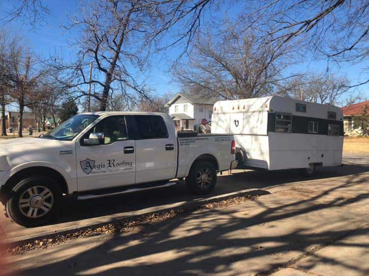 Aegis Roofing roofing project in Edmond